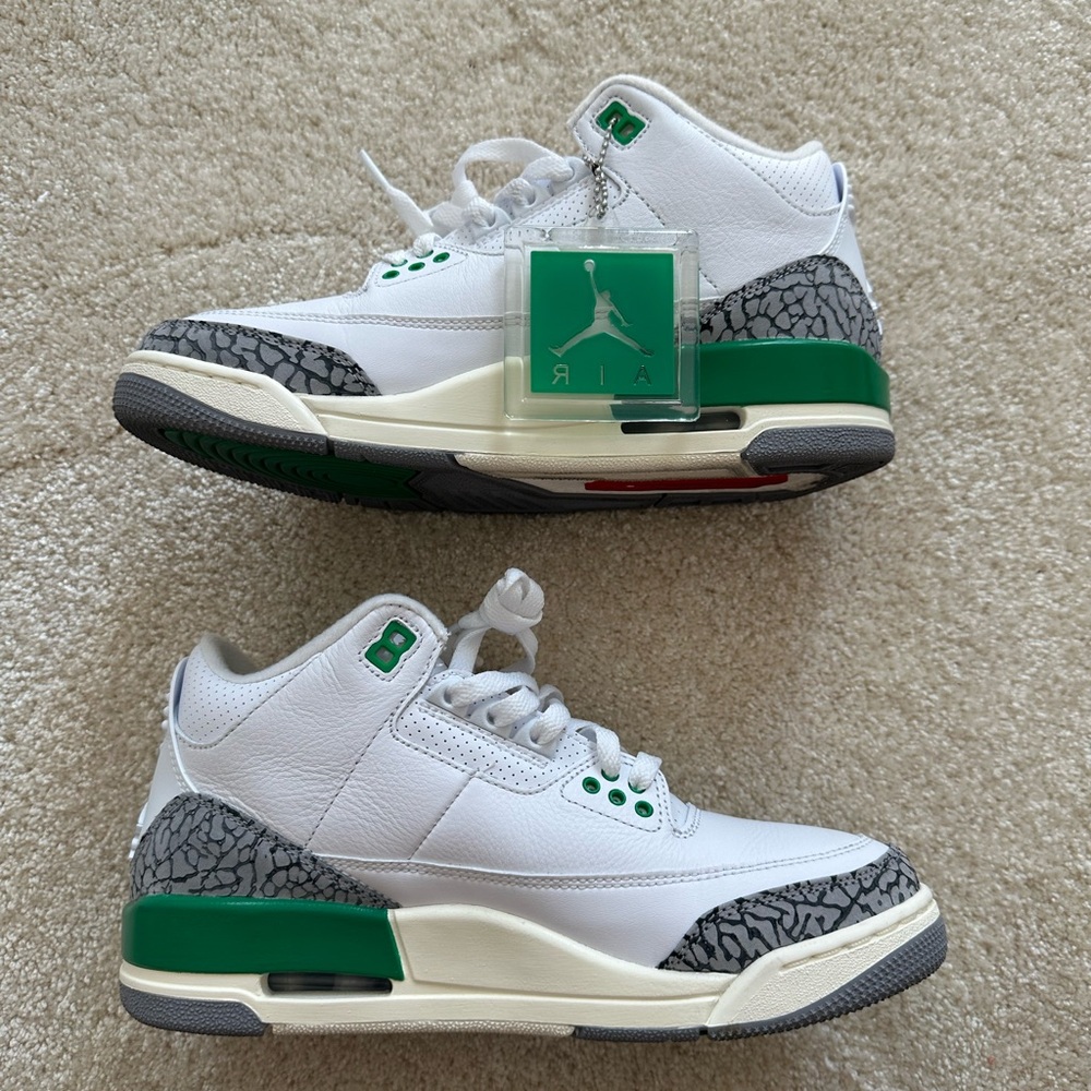 Lucky Green Jordan 3’s